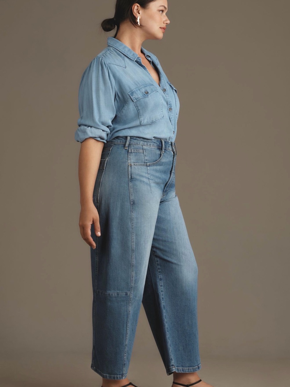 Pilcro Mid-Rise Heritage Barrel Jeans - Casual Women's Jeans - Picture 8 of 8